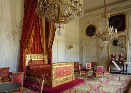 凡尔赛宫殿卧室图片