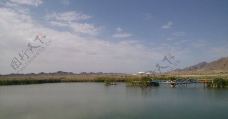 新疆罗布泊湿地风光图片
