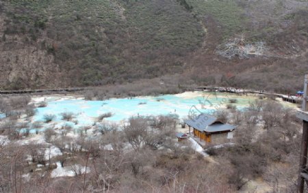 五彩池图片