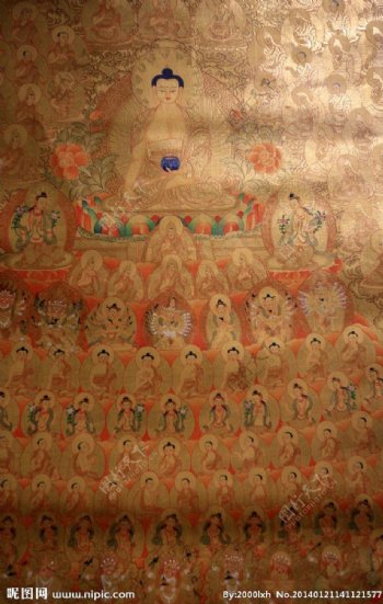 青海藏文化馆壁画图片