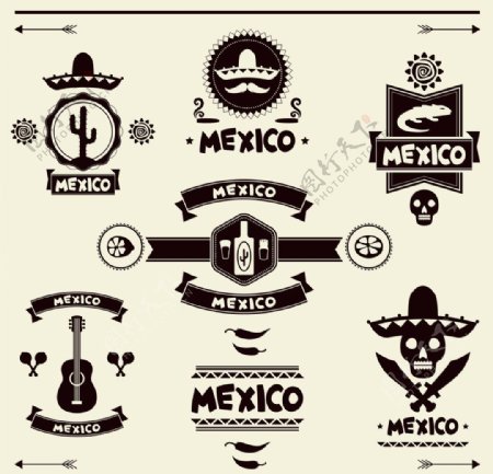 墨西哥标签图片