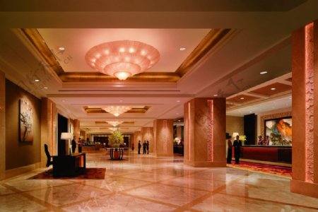 香格里拉酒店大厅图片