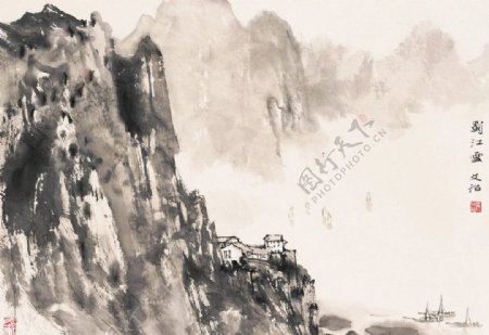 蜀江云图片