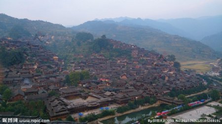 西江苗寨风景图片
