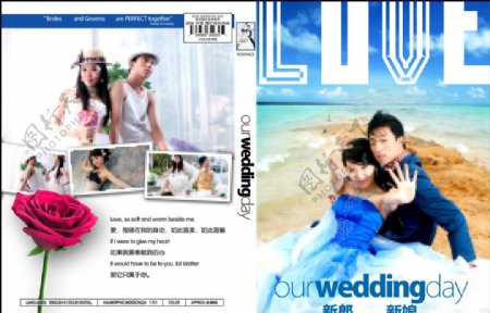 婚纱DVD盒封面图片
