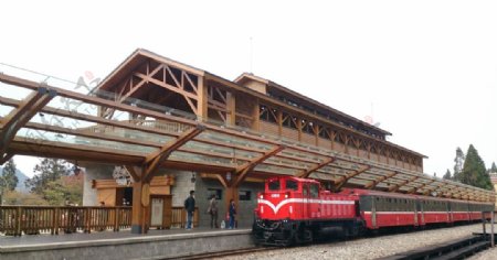 阿里山火车站图片