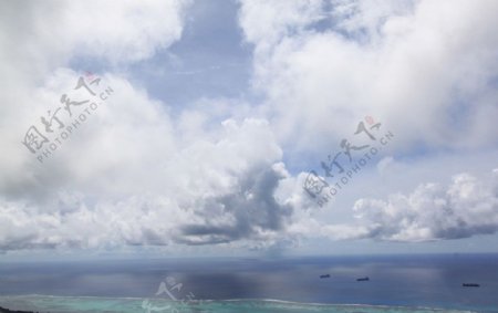 塞班岛天空云图片