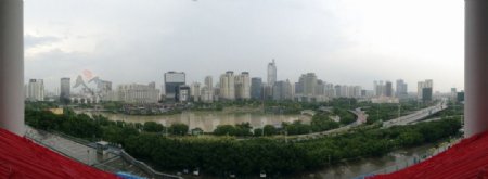 南宁民歌湖全景图片