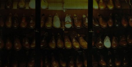 鞋柜皮鞋图片