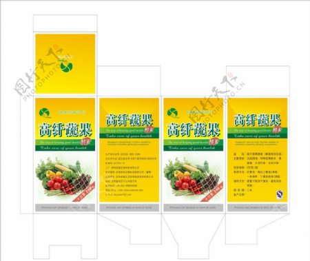 高纤蔬果酵素包装图片