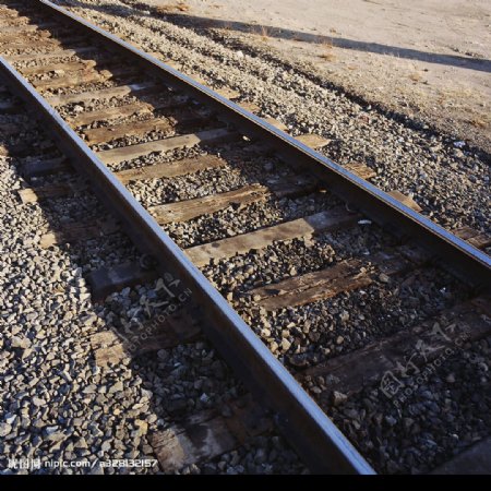 金属背景铁路沙砾图片