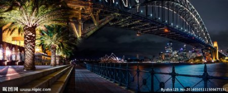悉尼超高清夜景图片