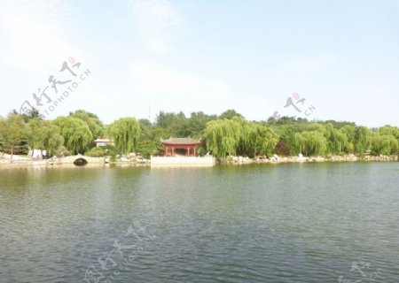 潍坊安丘青云山湖图片