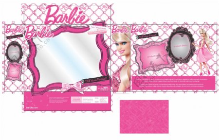 芭比Barbie纸盒图片