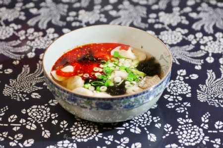 酸汤水饺水饺陕西美食图片