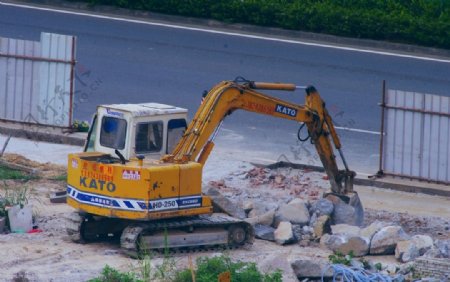 建筑机械KATO履带挖掘机图片