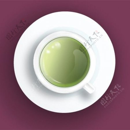 绿茶杯子图片