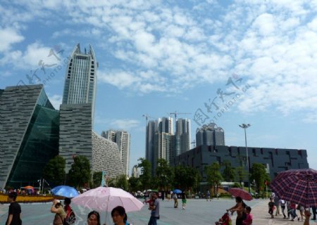 珠江新城一瞥图片