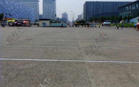 北京奥林匹克公园地面图片