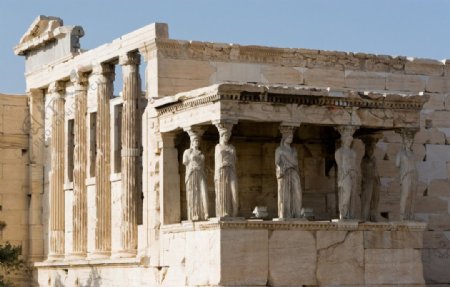 希腊古建筑遗迹图片