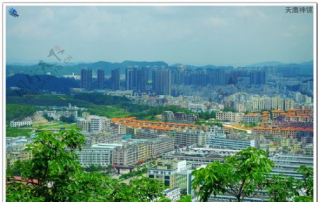 中国山水城市楼海图片