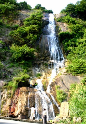 东江湖风景瀑布图片