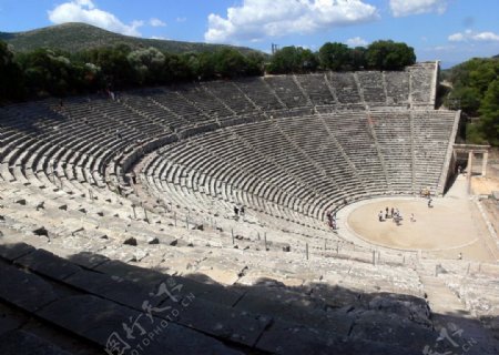 古罗马露天剧院图片