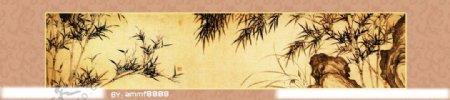 高清古代名画竹石图图片