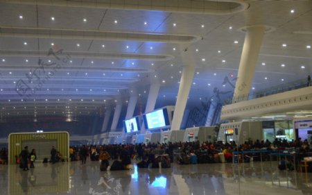 杭州东站大厅图片