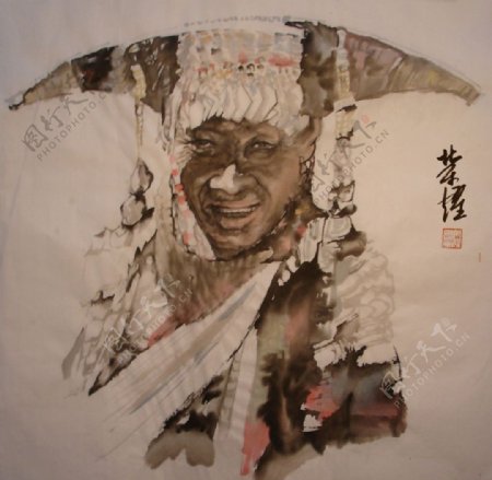 藏族人物图片