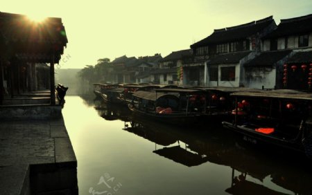 西塘的晨曦图片
