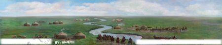 中世纪的蒙古游牧民族图片