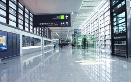 上海虹桥机场室内图片