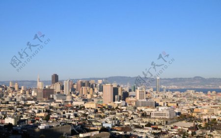 旧金山全景图片