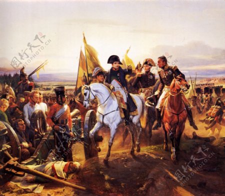拿破仑在弗里德兰战役图片