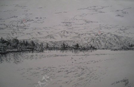 西昌邛海湖图片