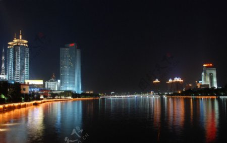 宁波三江口LED夜景照明图片