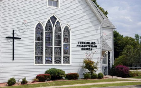 美国小镇教堂图片