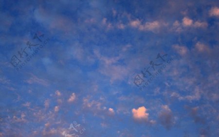 傍晚的云图片