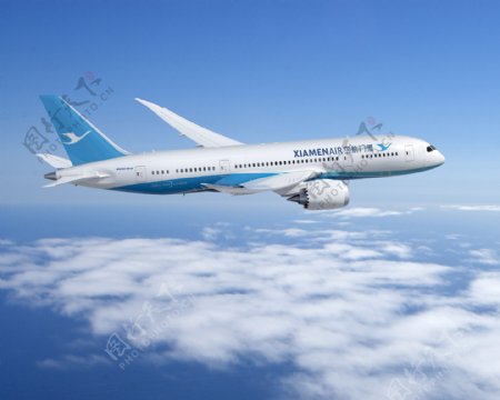 厦门航空新涂飞机图片