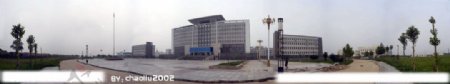 沧州师范专科学校主楼180度全景图片