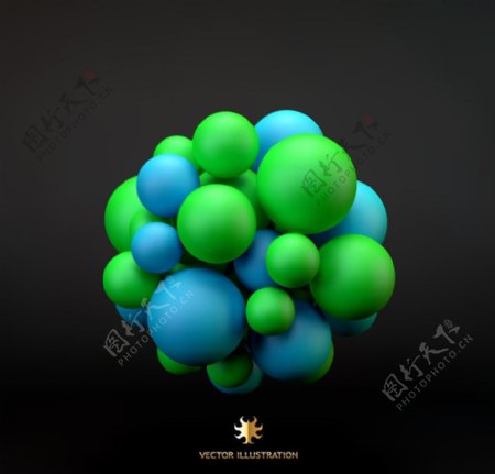 动感3d球体图片