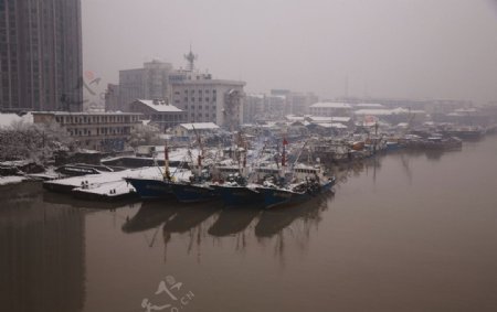宁波雪景图片