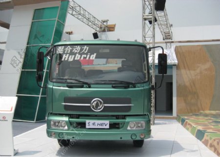 东风天锦混合动力卡车图片