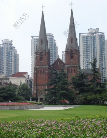 上海徐家汇天主教堂图片