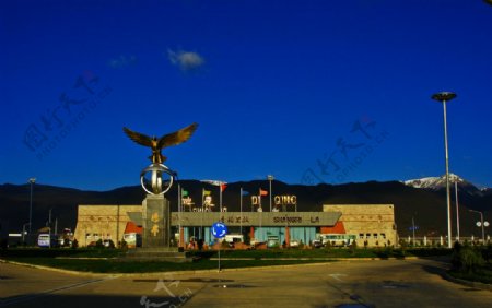 香格里拉机场图片