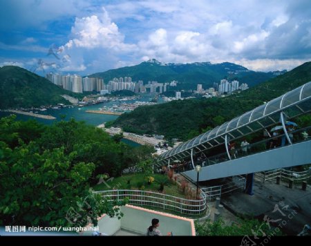 香港城市素材香港山景图片