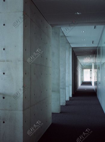 大厦内部走廊图片