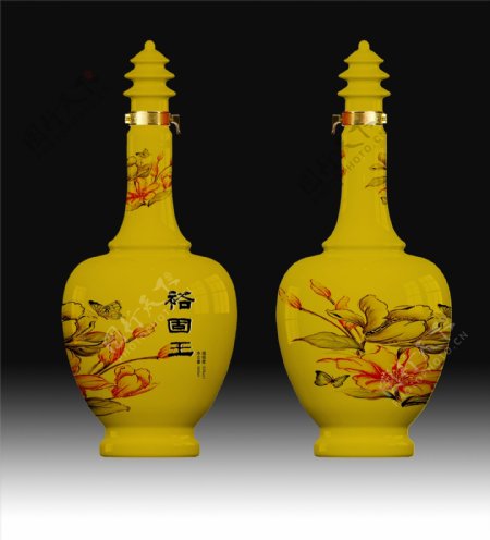 陶瓷酒瓶花瓶瓶子图片