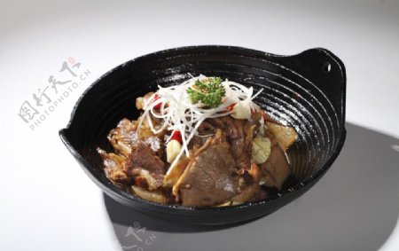 干锅黄牛肉图片